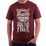Elliz Clothing Born to be free tiger t-shirt