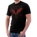 Elliz Clothing Corvos vermelhos Camiseta Unissex