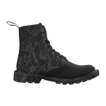 Elliz Clothing Black SnakeSkin Lace-up Ankle Boots