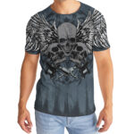 Elliz Clothing Renegado Camiseta de Calaveras Estilo Tatuaje