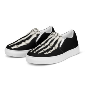 Men's Elliz Skeleton Foot Slip-on Skater Shoes