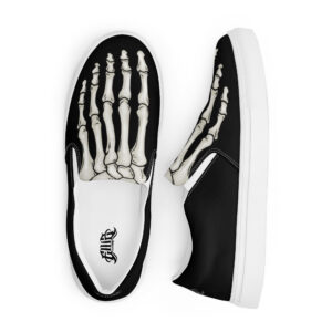 Men's Elliz Skeleton Foot Slip-on Skater Shoes