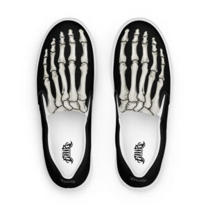 Women's Elliz Skeleton Foot Slip-on Skater Shoes